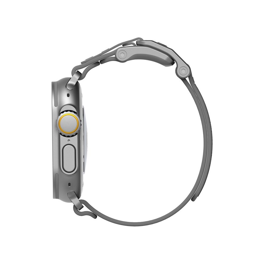 Aulumu-A11-Mag-Buckle-Slim-reminek-Apple-Watch-49-46-45-44-42mm-Silver-Buckle-Carbon-Green-Strap