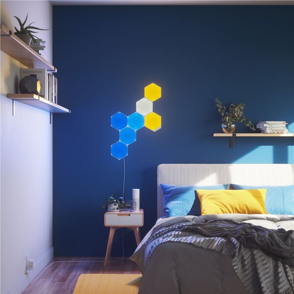 Nanoleaf-Shapes-Hexagons-Smarter-Kit-chytre-modularni-osvetleni-9-Panels-