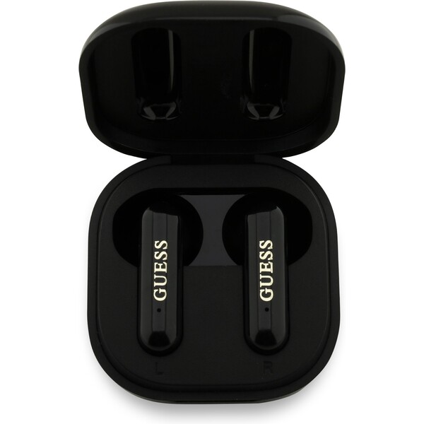 Guess-4G-Metal-Logo-TWS-Bezdratova-sluchatka-cerna