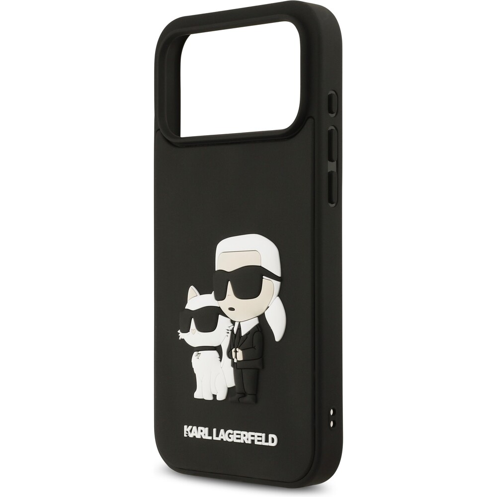 Karl-Lagerfeld-3D-Rubber-Karl-and-Choupette-kryt-iPhone-17-Pro-Max-cerny