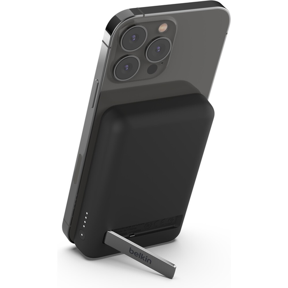 Belkin-BoostCharge-MagSafe-powerbanka-se-stojankem-5000mAh-cerna