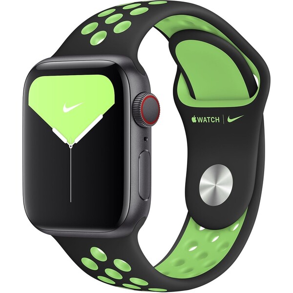 Apple Watch sportovní řemínek Nike 40/38mm černý/Lime Blast | iWant.cz