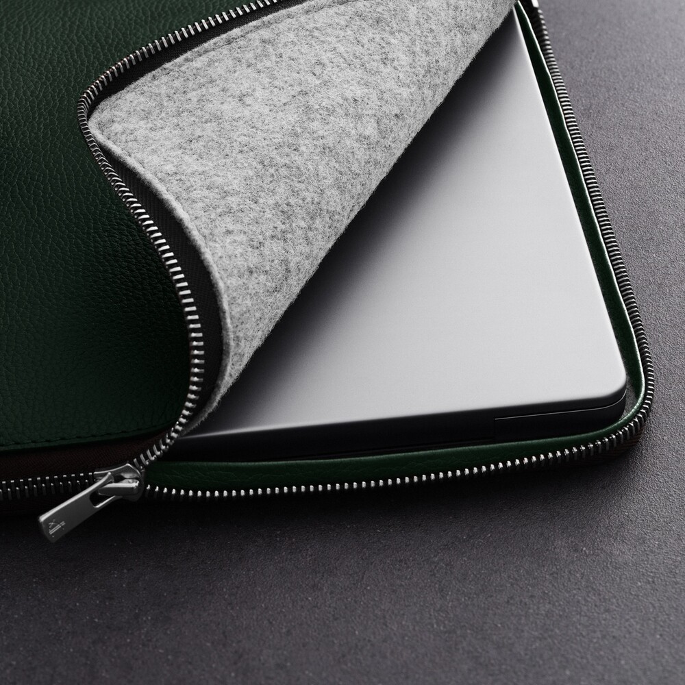 Woolnut-Leather-Folio-kozene-pouzdro-pro-MacBook-Air-13-MacBook-Pro-14-MacBook-Pro-13-tmave-zelene