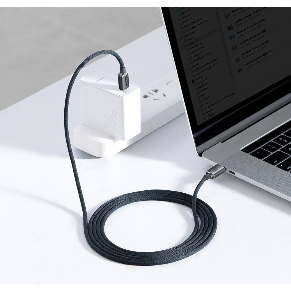 Baseus-Crystal-Shine-USB-C-USB-C-napajeci-kabel-100W-2m-cerny