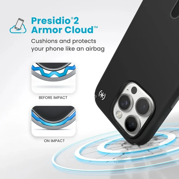 Speck Presidio2 Pro ClickLock MagSafe iPhone 16 Pro Max ütésálló kemény Speck Presidio2 Pro ClickLock MagSafe iPhone 16 Pro Max ütésálló kemény