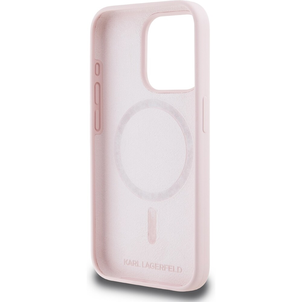 Karl-Lagerfeld-Liquid-Silicone-Double-Heads-Magsafe-zadni-kryt-iPhone-15-Pro-Max-ruzovy