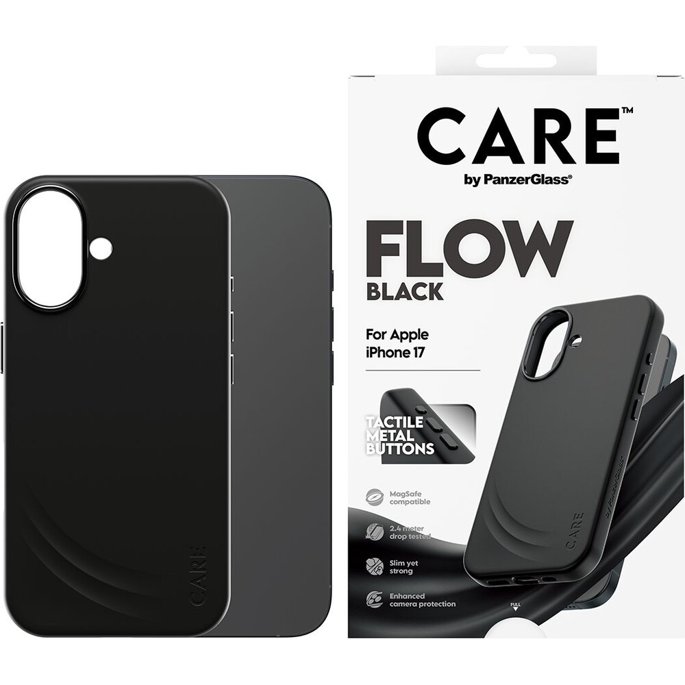 PanzerGlass-CARE-Flow-kryt-s-MagSafe-Apple-iPhone-17-cerny