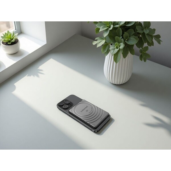 CubeNest-SQ1B3D-SlimDual-Qi2-MagSafe-powerbanka-5000-mAh-cerna