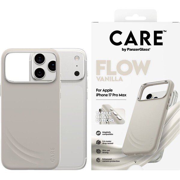 PanzerGlass-CARE-Flow-kryt-s-MagSafe-Apple-iPhone-17-Pro-Max-Vanilla