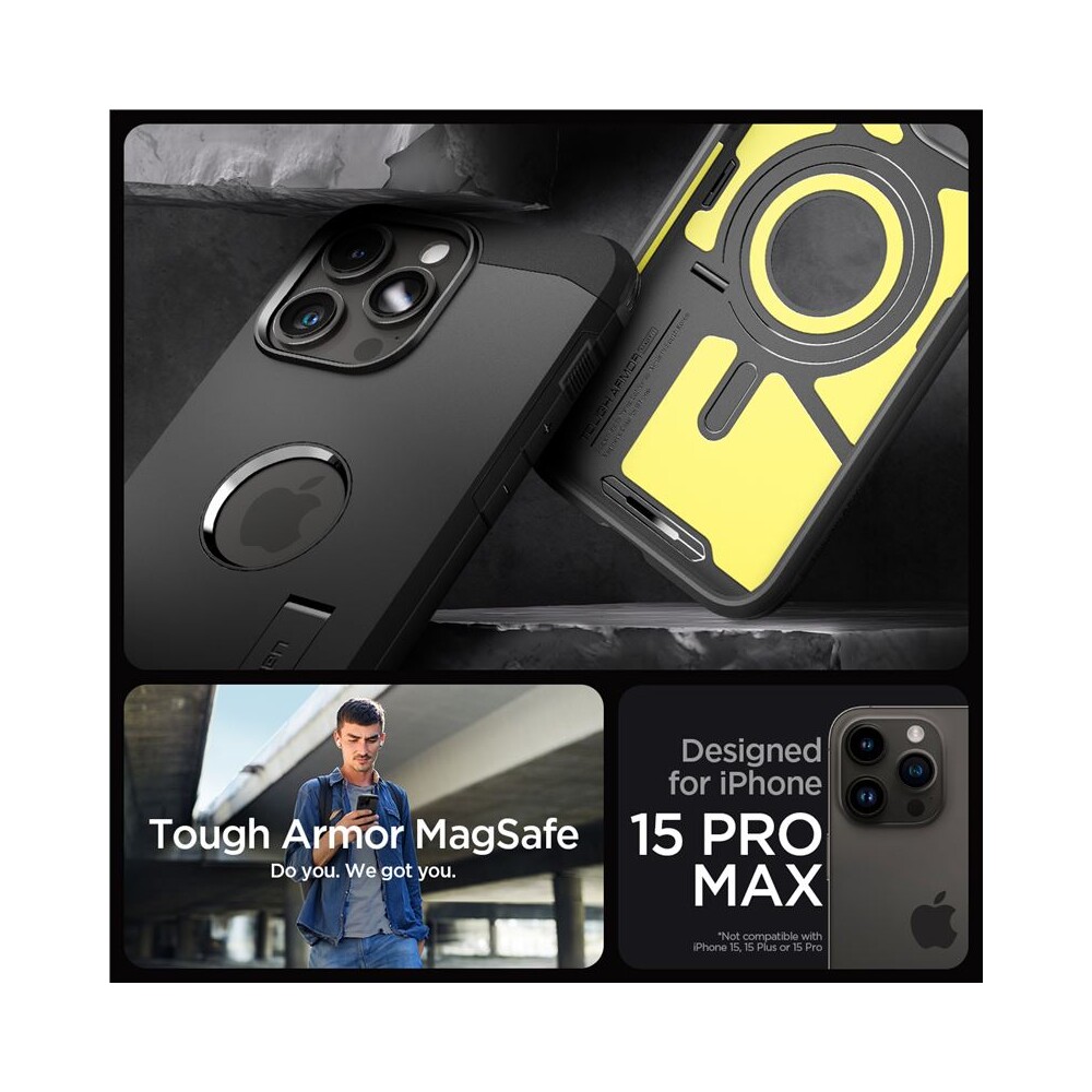 Spigen-Tough-Armor-MagFit-kryt-iPhone-15-Pro-Max-cerny