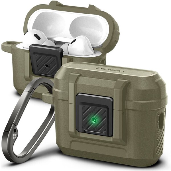 Spigen-Lock-Fit-odolne-pouzdro-Apple-AirPods-Pro-2-gen-vintage-khaki