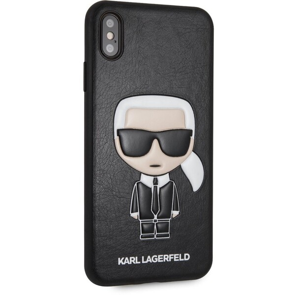 Karl-Lagerfeld-Ikonik-TPU-pouzdro-iPhone-XS-Max-cerne
