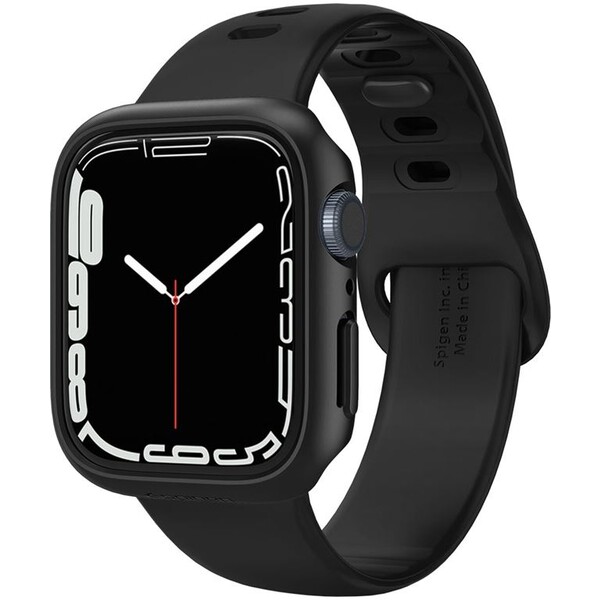Spigen-Thin-Fit-pouzdro-Apple-Watch-9-8-7-45mm-cerne