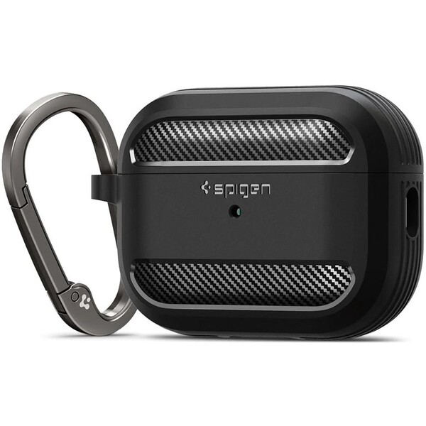 Spigen-Rugged-Armor-pouzdro-pro-AirPods-Pro-2-cerne