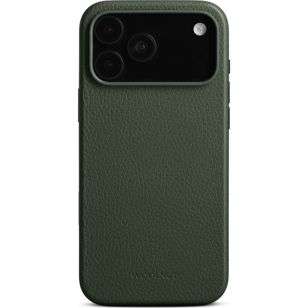 Woolnut-MagSafe-kozeny-kryt-iPhone-17-Pro-Max-tmave-zeleny