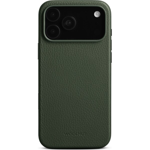 Woolnut-MagSafe-kozeny-kryt-iPhone-17-Pro-Max-tmave-zeleny
