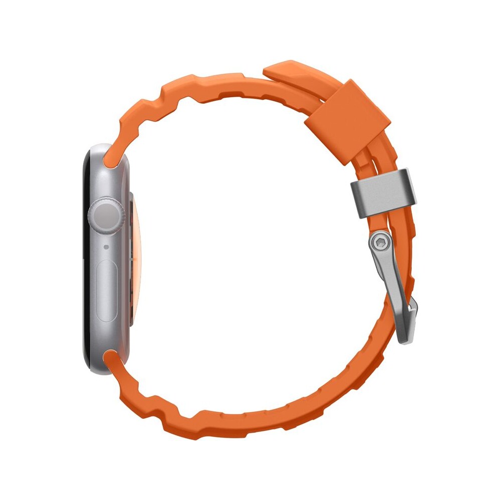 Spigen-Silicone-Band-reminek-Apple-Watch-49-46-45-44mm-oranzovy