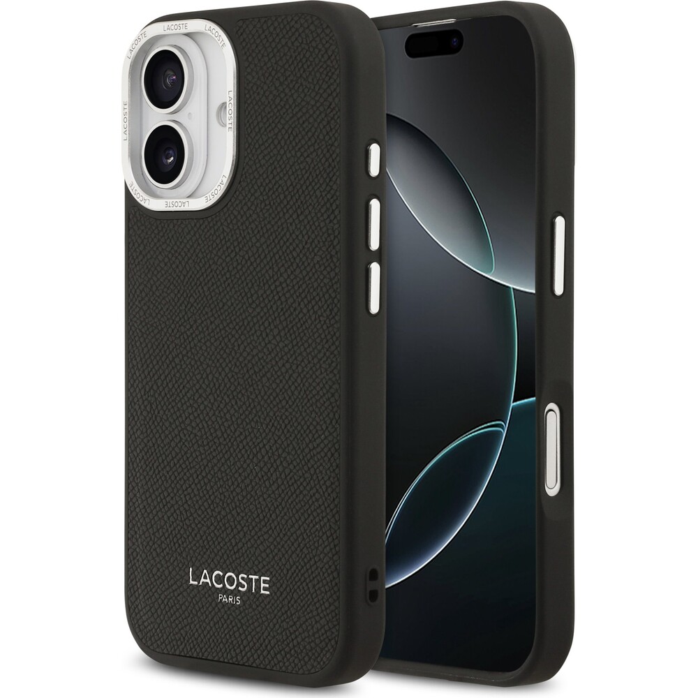 Lacoste-PU-Leather-Champs-Elysees-MagSafe-kryt-iPhone-17-cerny