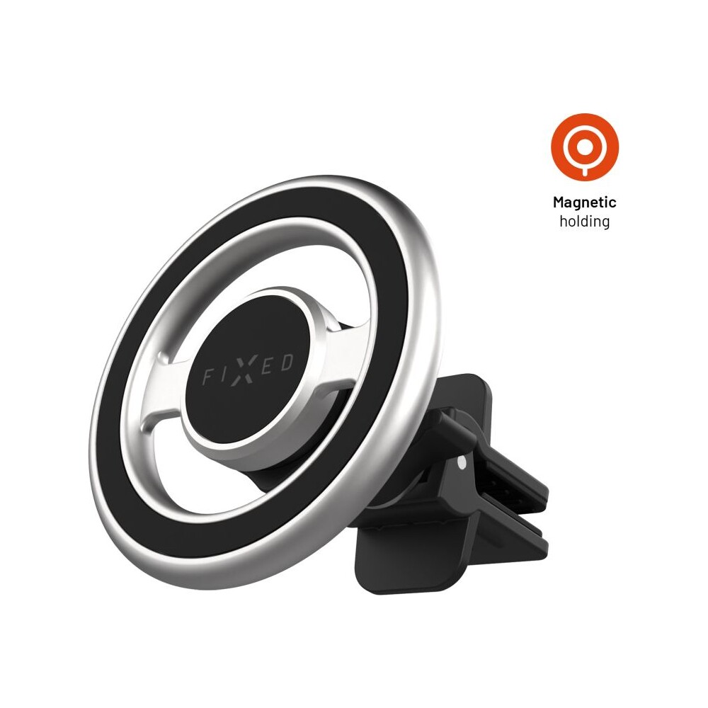 FIXED-MagMount-Vent-MagSafe-drzak-do-ventilace-stribrny