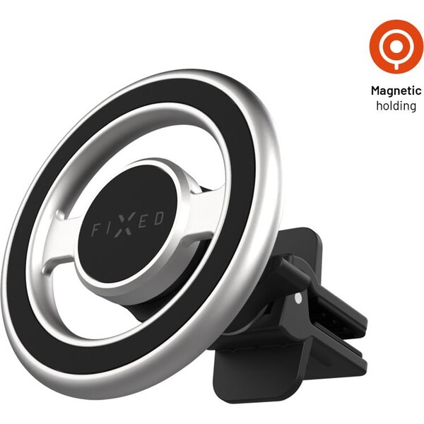 FIXED-MagMount-Vent-MagSafe-drzak-do-ventilace-stribrny