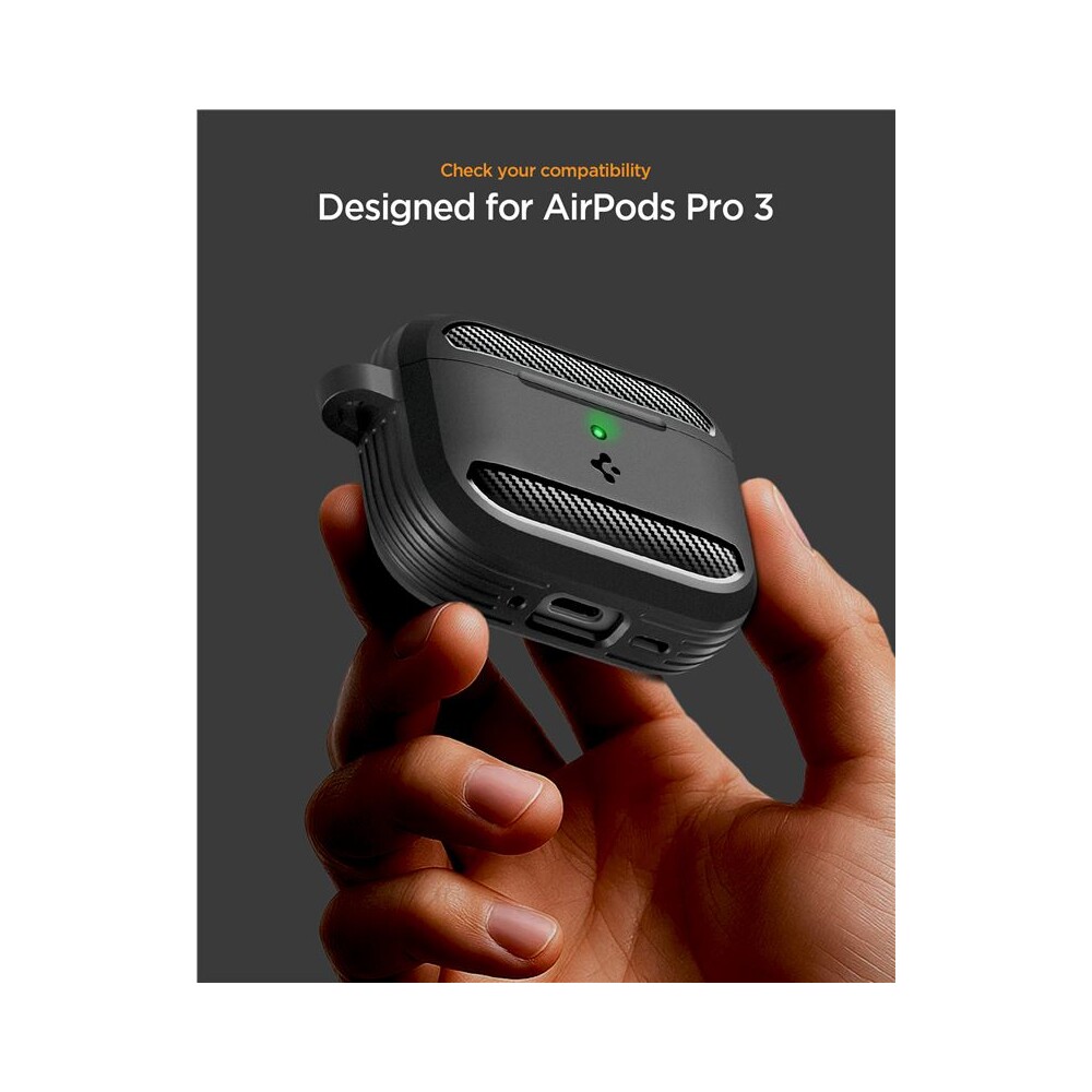 Spigen-Rugged-Armor-pouzdro-AirPods-Pro-3-matte-black