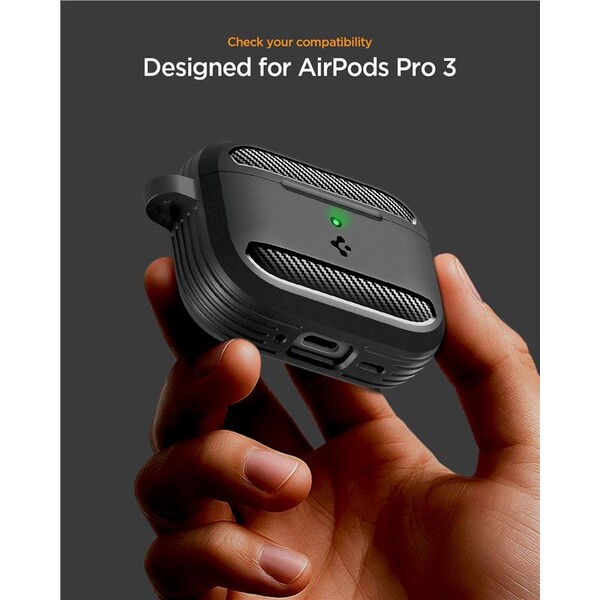 Spigen-Rugged-Armor-pouzdro-AirPods-Pro-3-matte-black