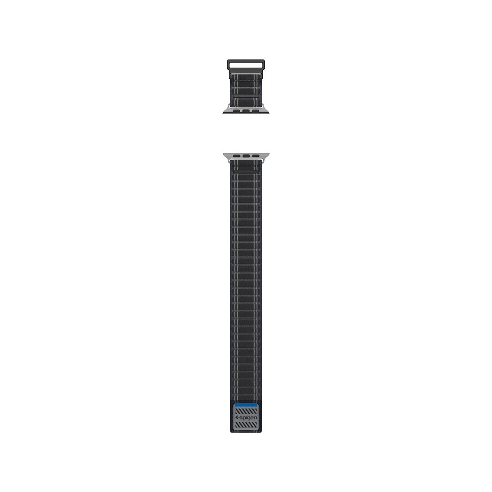 Spigen-Fabric-Band-reminek-hook-and-loop-Apple-Watch-49-46-45-44mm-cerny