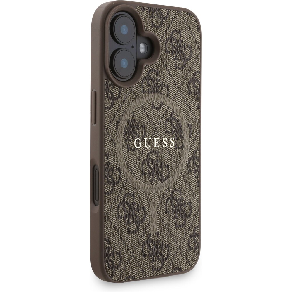 Guess-PU-Leather-4G-Colored-Ring-Strap-MagSafe-kryt-iPhone-16-hnedy