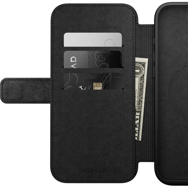 Nomad-Modern-Leather-Folio-MagSafe-pouzdro-iPhone-16-Pro-Max-svetle-hnede