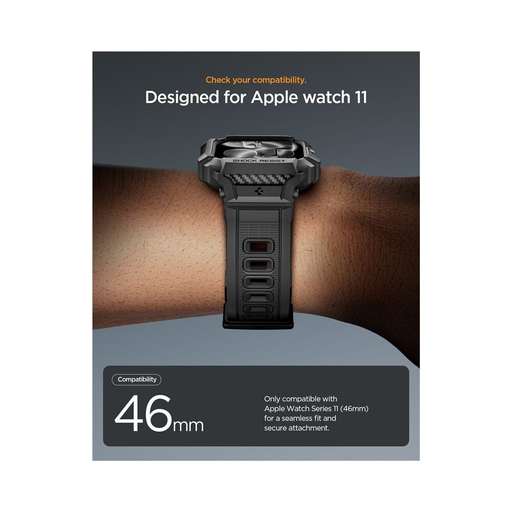 Spigen-Rugged-Armor-Pro-2-pouzdro-Apple-Watch-11-46mm-matte-black