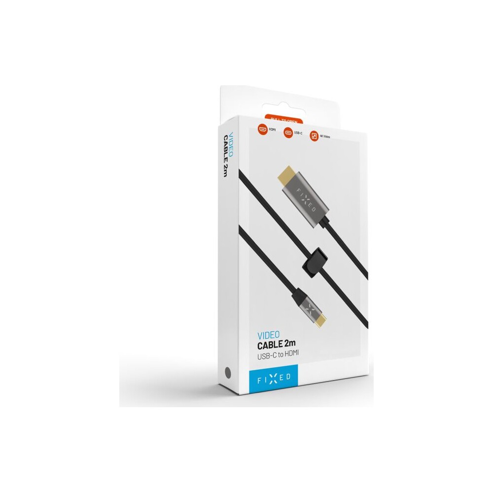FIXED-USB-C-HDMI-2-0-kabel-4K-2m-cerny