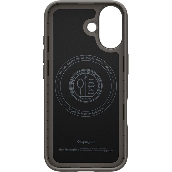 Spigen-Thin-Fit-MagSafe-kryt-iPhone-17-gunmetal