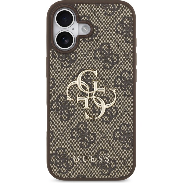 Guess-PU-4G-Metal-Logo-kryt-iPhone-17-hnedy