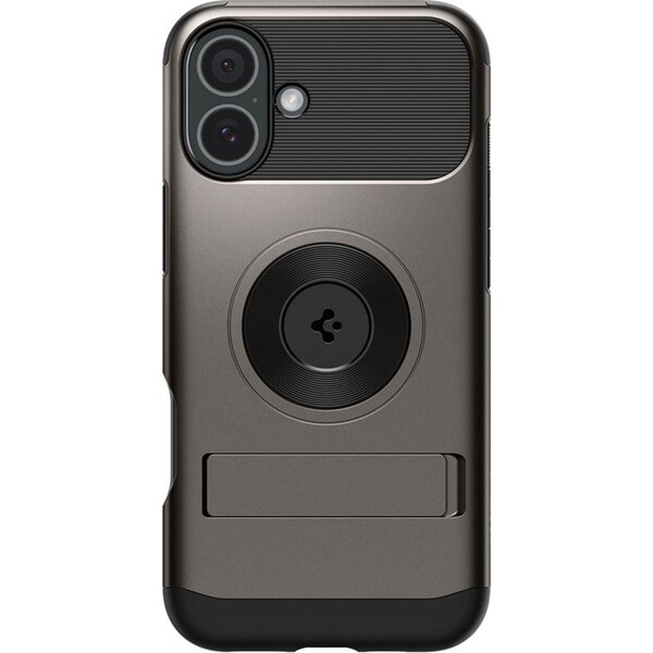 Spigen-Slim-Armor-MagSafe-kryt-iPhone-16-gunmetal