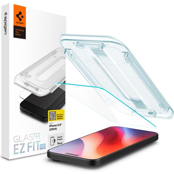 Spigen-Glass-tR-EZ-Fit-HD-tvrzene-sklo-iPhone-16-Pro-Max-cire