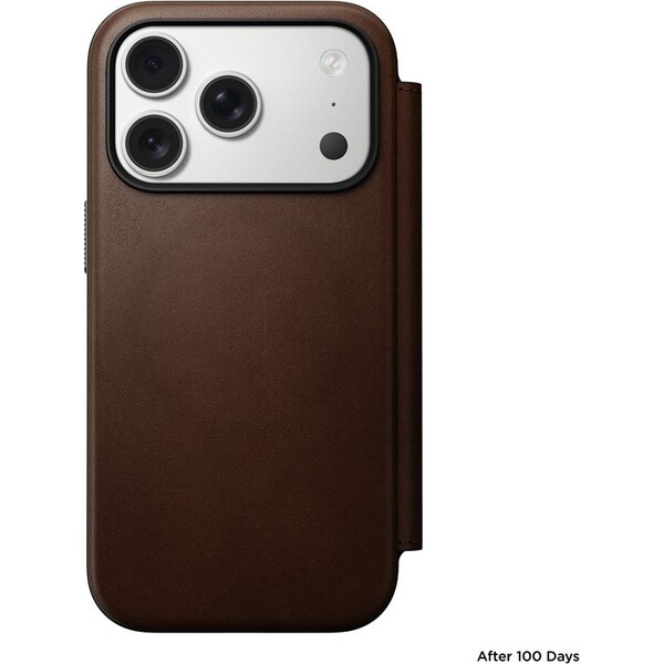 Nomad-Modern-Leather-Folio-MagSafe-kozene-pouzdro-iPhone-17-Pro-Brown