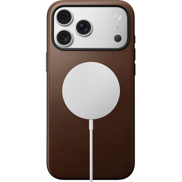 Nomad-Modern-Leather-Case-MagSafe-kozeny-kryt-iPhone-17-Pro-Max-Brown