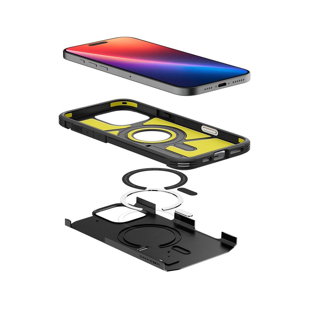 Spigen-Tough-Armor-T-MagSafe-kryt-iPhone-16-Pro-cerny