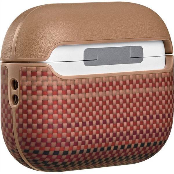 Pitaka-Aramid-Fiber-Magnetic-Case-pouzdro-AirPods-Pro-3-Sunset