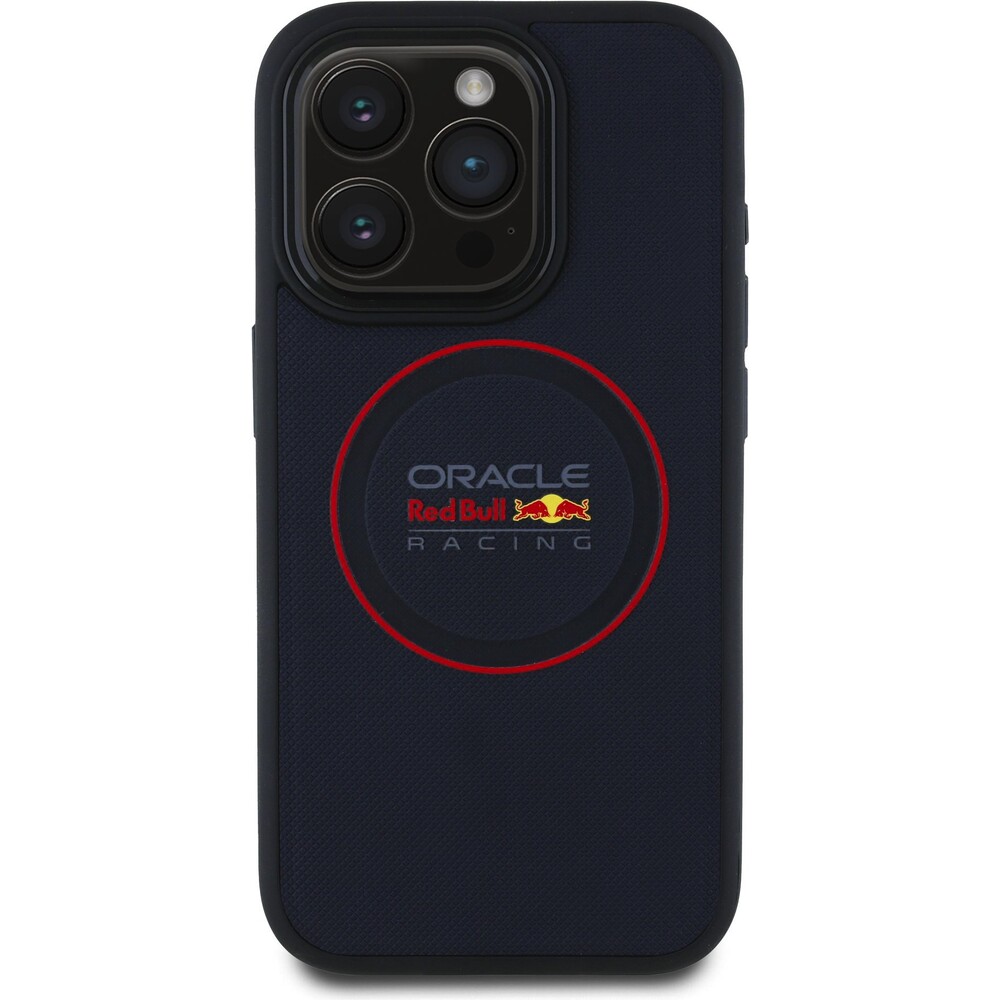Oracle-Red-Bull-Racing-PU-Leather-Red-Ring-MagSafe-kryt-iPhone-15-Pro-modry