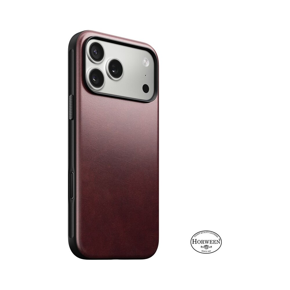 Nomad-Modern-Leather-Case-Horween-MagSafe-kozeny-kryt-iPhone-17-Pro-Max-Burgundy