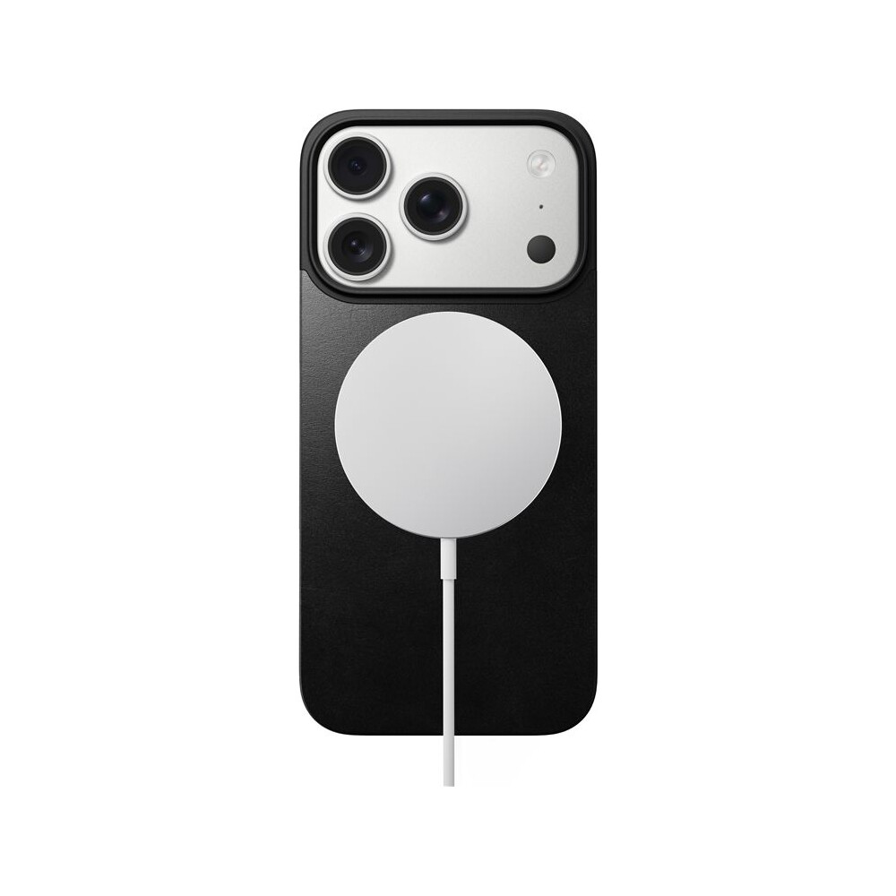 Nomad-Magnetic-Leather-Back-Horween-Magsafe-kozeny-kryt-iPhone-17-Pro-Black