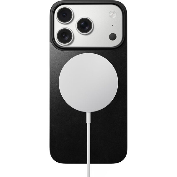 Nomad-Magnetic-Leather-Back-Horween-Magsafe-kozeny-kryt-iPhone-17-Pro-Black