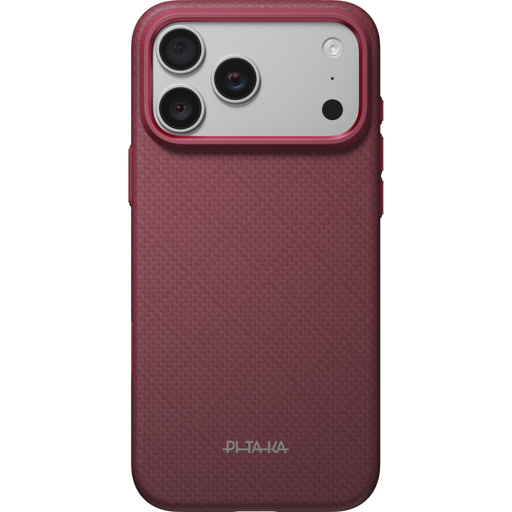 Pitaka-Summa-Case-Argyle-MagSafe-kryt-iPhone-18-Pro-Max-Burgundy