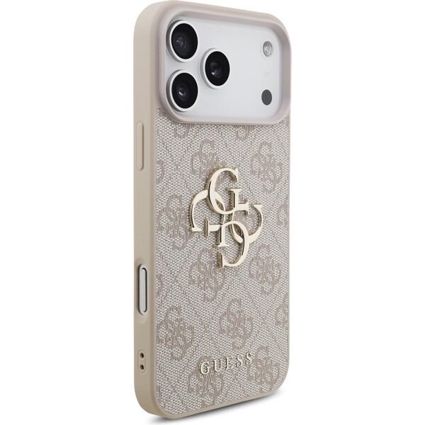 Guess-PU-4G-Metal-Logo-kryt-iPhone-17-Pro-Max-ruzovy