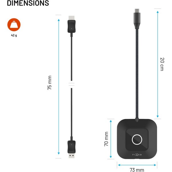 FIXED-AirLink-bezdratovy-HDMI-adapter-100W-PD-3-0-cerny
