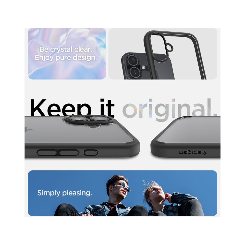 Spigen-Ultra-Hybrid-kryt-iPhone-16-matte-black
