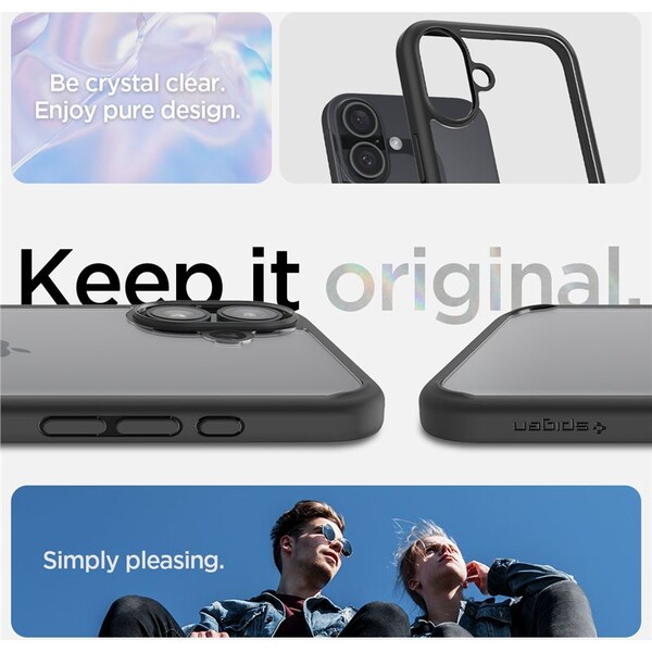 Spigen-Ultra-Hybrid-kryt-iPhone-16-matte-black