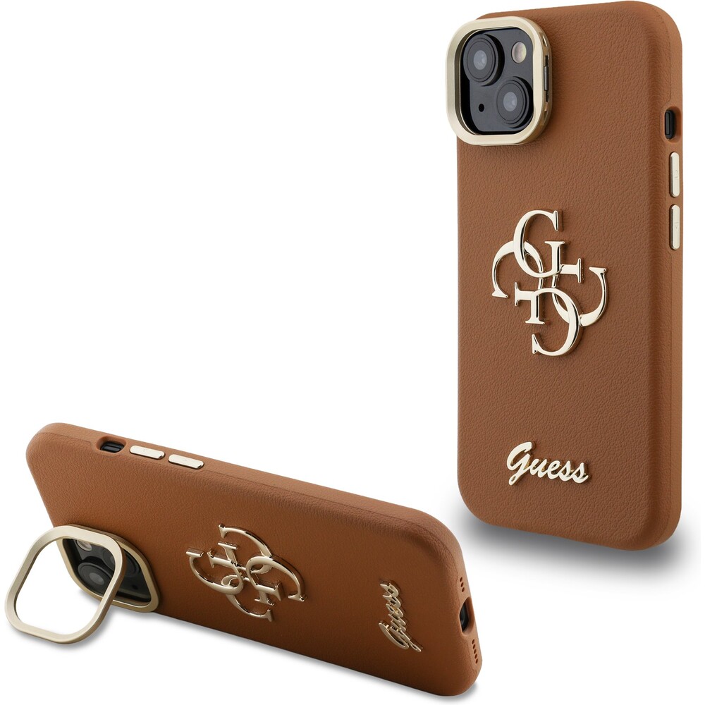 Guess-PU-Grained-4G-Logo-Stand-Camera-Frame-kryt-iPhone-14-hnedy