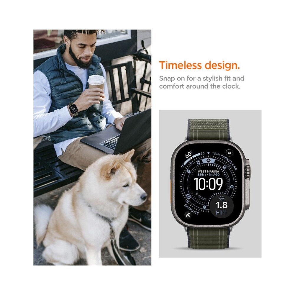Spigen-Fabric-Band-reminek-hook-and-loop-Apple-Watch-49-46-45-44mm-zeleny